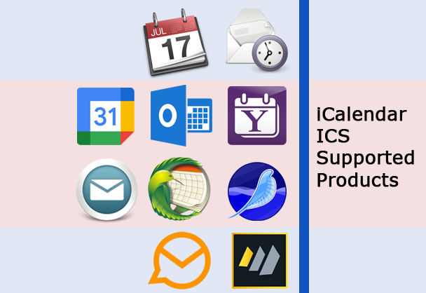 ICS iCalendar Supported Products