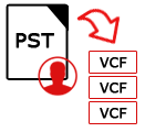 Export PST Contacts to VCF