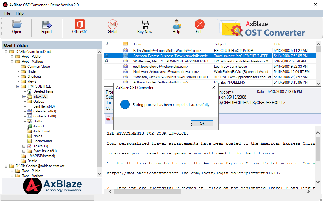 Migrate OST to Gmail